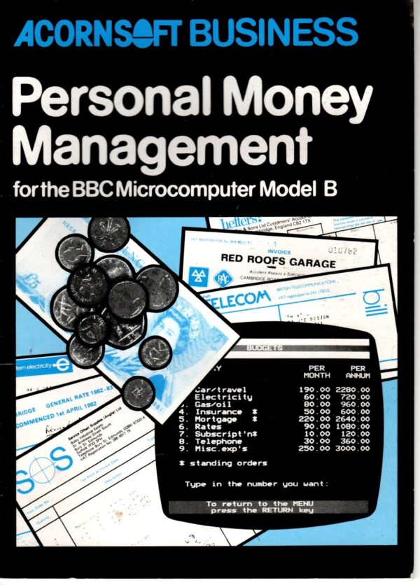 Acornsoft Personal Money Management