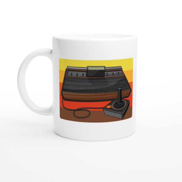 ATARI 2600 White Ceramic Mug