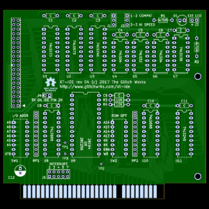 xt ide front pcb