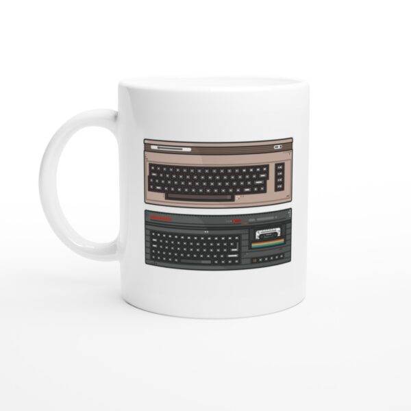 Commodore Spectrum White Ceramic Mug